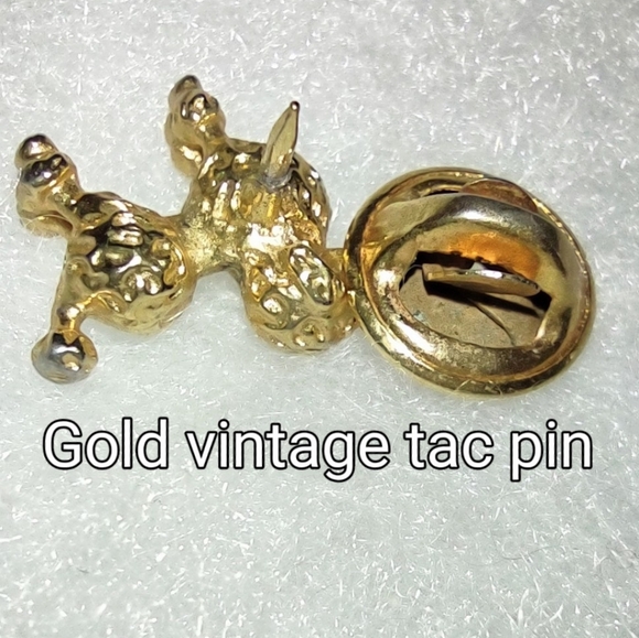 Gold Poodle Tac Pin - Picture 10 of 10